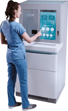 Image 5@2x Nurse using Accuvax