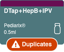 Dtap vaccine interval safety schedule